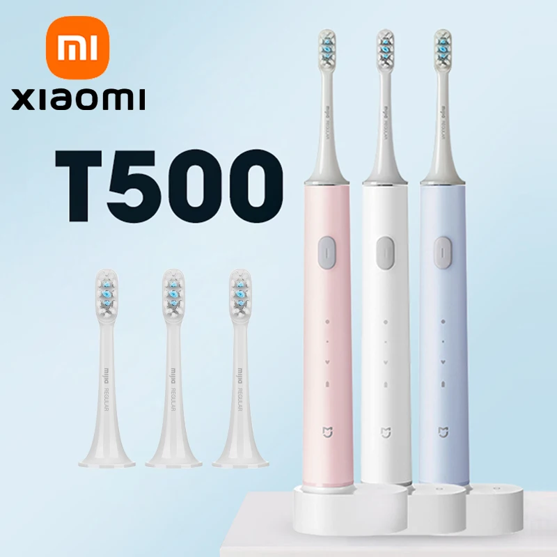 

XIAOMI MIJIA T500 Sonic Toothbrush Smart Electric Toothbrush Ultrasonic IPX7 Waterproof Electronic Toothbrushes Whitening Teeth