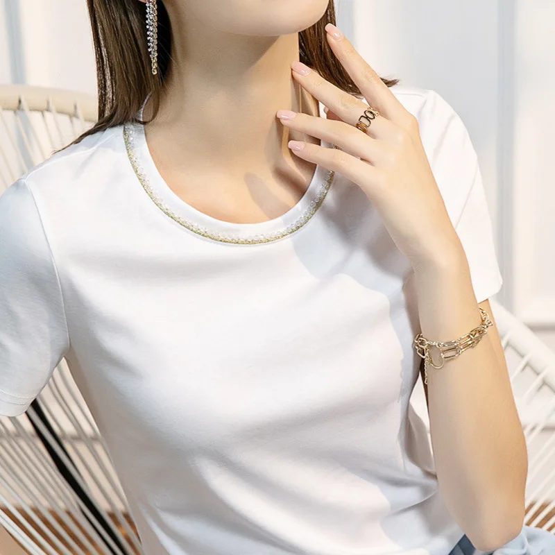 HIgh Quality 2023 Women Tops Splice Spring Summer T-shirt Female Pure Color Clothing Sexy Crop Top Clothes Casual Blouse Y2k
HIgh Quality 2023 Women Tops Splice Spring Summer T-shirt Female Pure Color Clothing Sexy Crop Top Clothes Casual Blouse Y2k