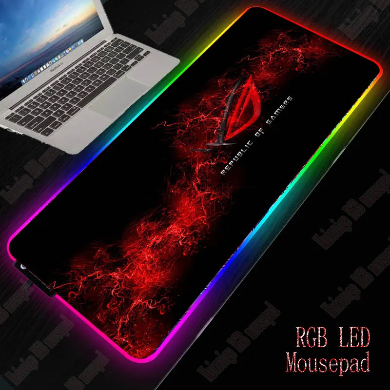 Glowing Logo Republic of Gamers ASUS LED Light Mousepad RGB Keyboard Mouse Pad Waterproof Multi-size Computer Gamer CS Dota XXL
Glowing Logo Republic of Gamers ASUS LED Light Mousepad RGB Keyboard Mouse Pad Waterproof Multi-size Computer Gamer CS Dota XXL