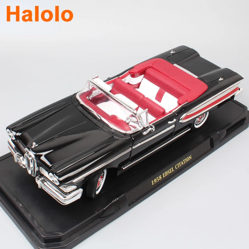 1:18 1958 Ford Edsel Citation convertible car High Simulation Diecast Car Metal Alloy Model Car Toy for Children Gift Collection
1:18 1958 Ford Edsel Citation convertible car High Simulation Diecast Car Metal Alloy Model Car Toy for Children Gift Collection