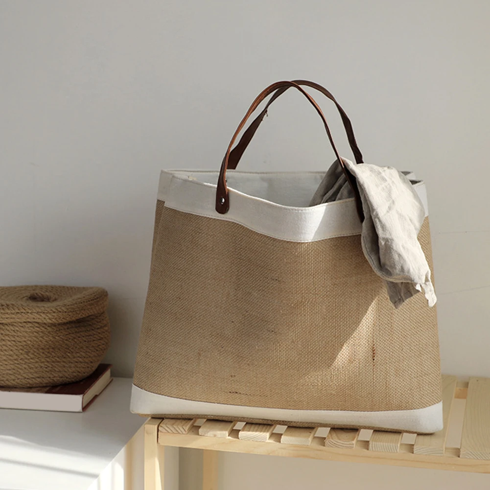 Storage Bag Foldable Laundry Basket Toy Sundries Living Room With PU Handle Box Bedroom Portable Organizer Home Large
Storage Bag Foldable Laundry Basket Toy Sundries Living Room With PU Handle Box Bedroom Portable Organizer Home Large