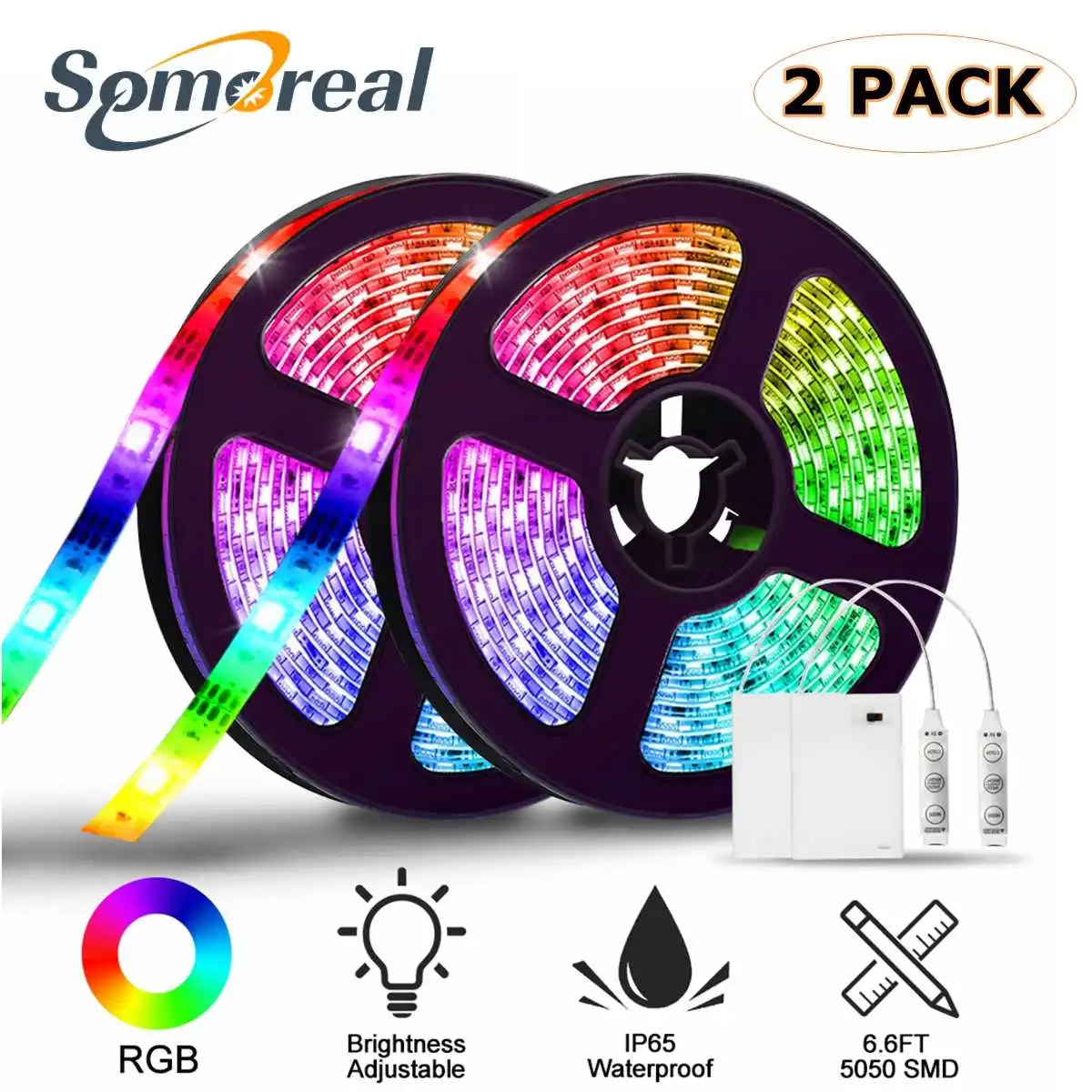 200CM LED Lights TV Desktop Screen Backlight LED Strip Light Color Change Bedroom Decoration 2M IP65 Christmas Lighting
200CM LED Lights TV Desktop Screen Backlight LED Strip Light Color Change Bedroom Decoration 2M IP65 Christmas Lighting