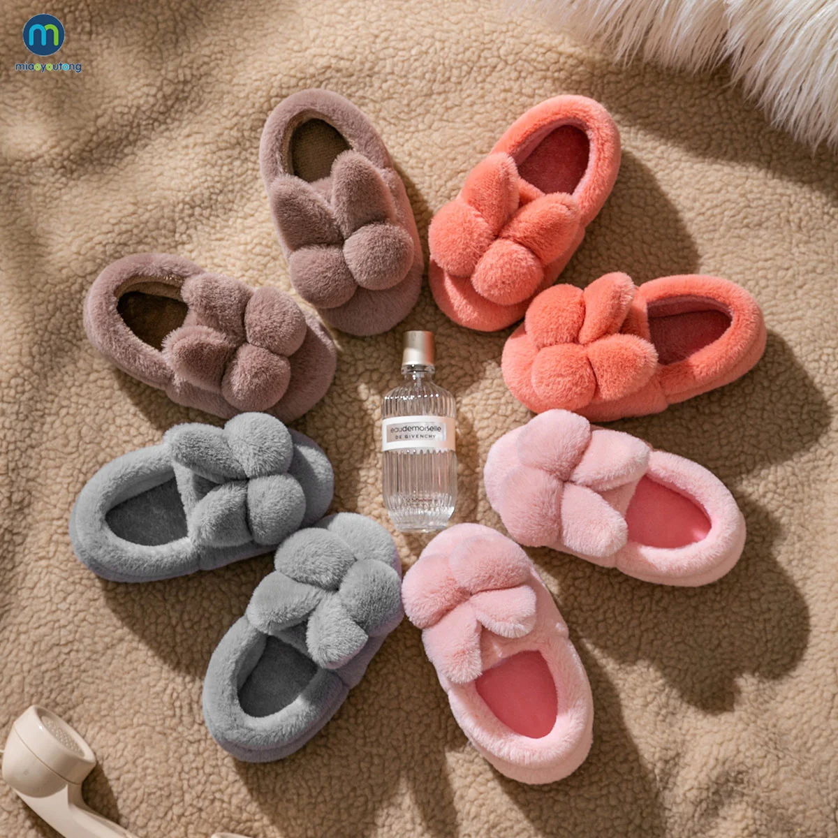 

Children Indoor Slippers For Home Soft Slippers Girls Winter Warm Fluffy Kids Shoes Mum Dad Floor Baby Slippers Boys Miaoyoutong