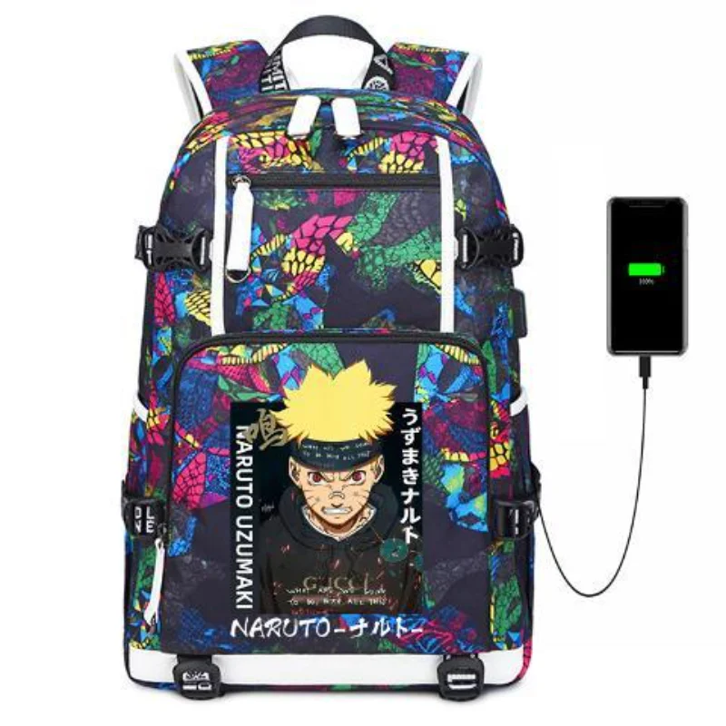 

Naruto series cartoon Naruto personality backpack trendy brand joint backpack large capacity youth creative schoolbag male