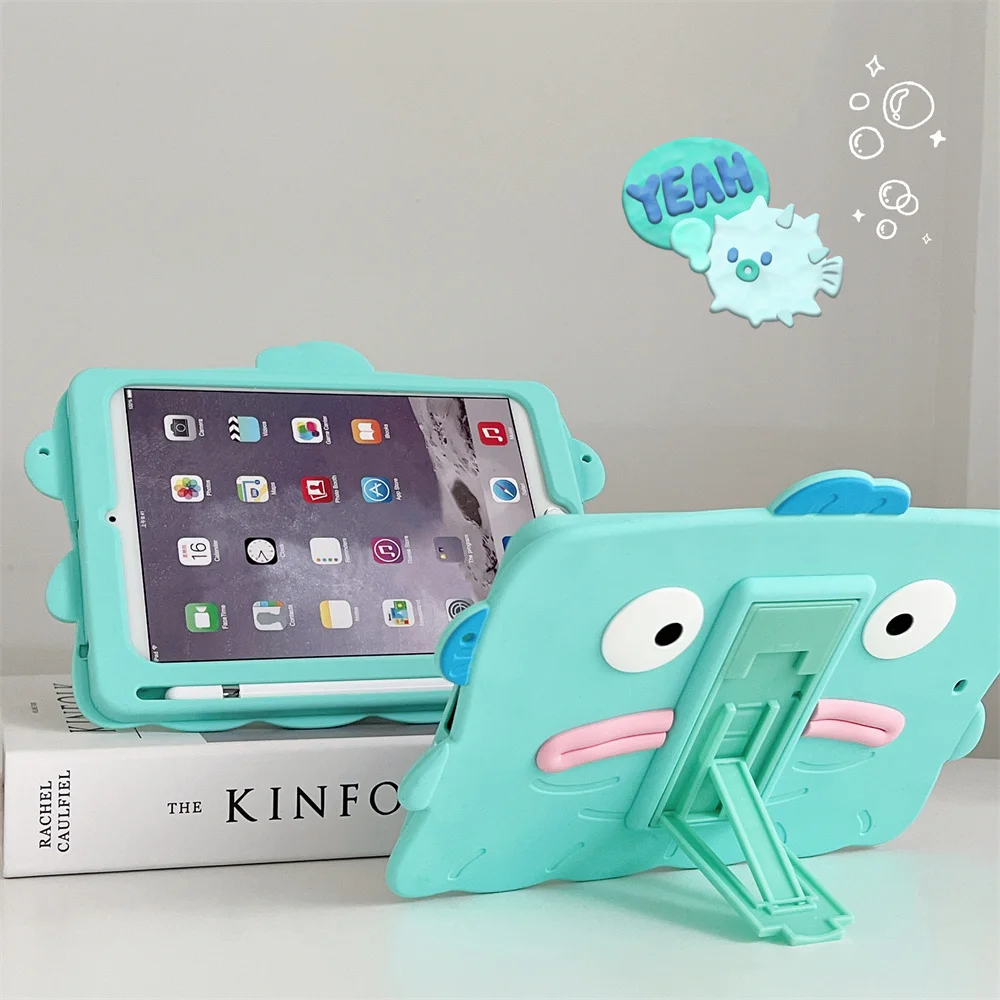 Cover For Apple iPad Mini 1 2 3 4 5 6 7.9 8.3 inch Case Soft Silicon Kids Cartoon Ajustable Stand Shockproof Safe Pen Slot Funda
Cover For Apple iPad Mini 1 2 3 4 5 6 7.9 8.3 inch Case Soft Silicon Kids Cartoon Ajustable Stand Shockproof Safe Pen Slot Funda