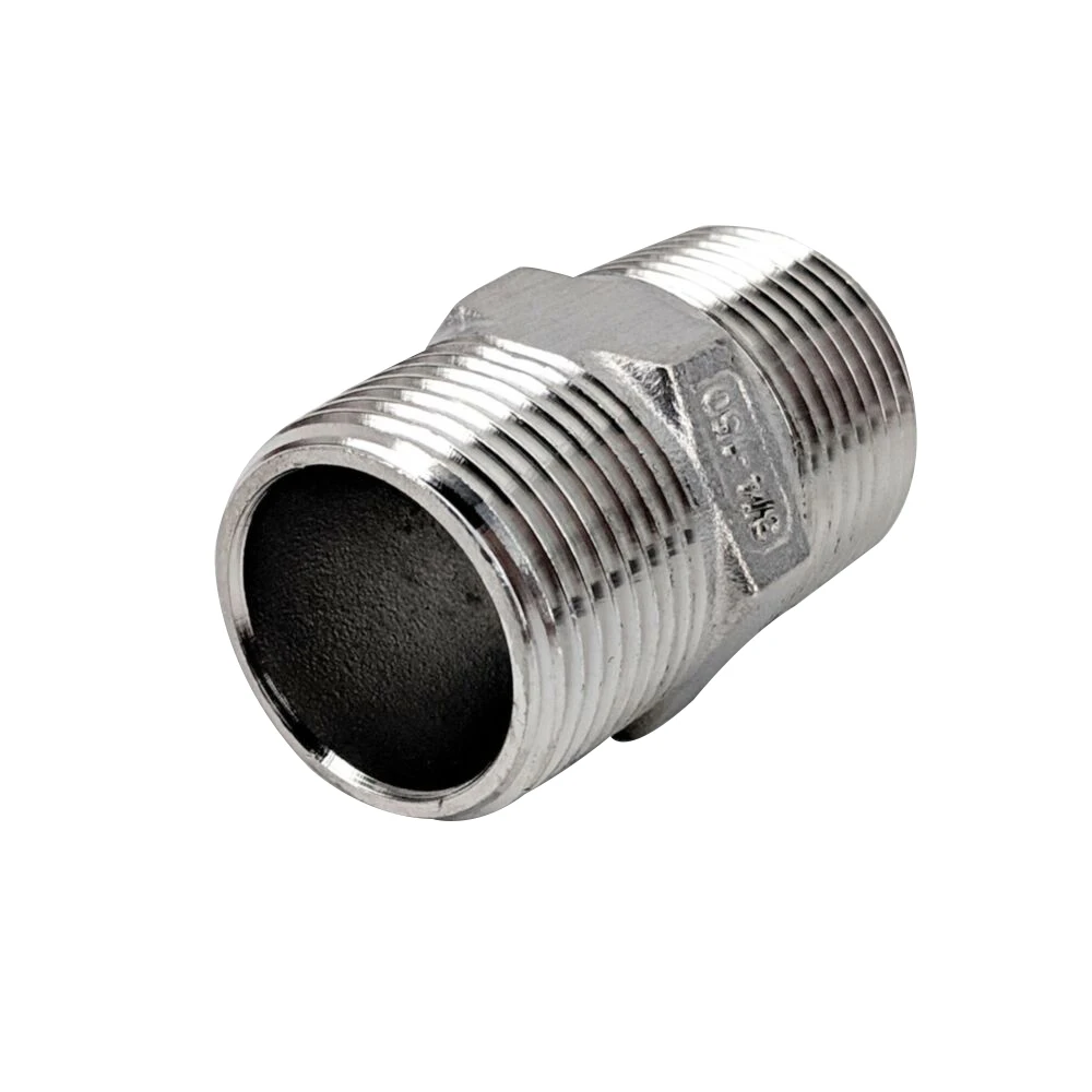 

KegLand 3/4 Inch BSP Stainless Hex Nipple