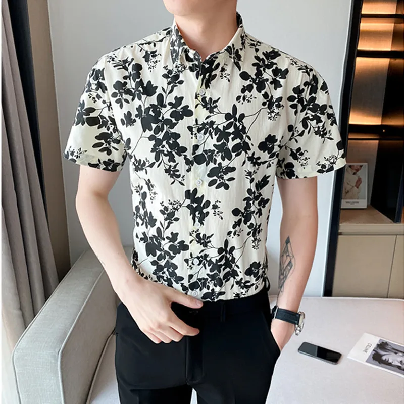 Men Floral Shirts Summer New 2023 Slim Fit Casual Male Shirt Multicolor Short Sleeves Casual Shirt Men Clothing
Men Floral Shirts Summer New 2023 Slim Fit Casual Male Shirt Multicolor Short Sleeves Casual Shirt Men Clothing