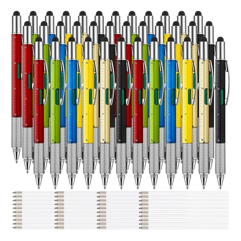 36 Pieces 6-In-1 Multitool Ballpoint Pens Gift Tool Pen Personalized Pen Tool Gadget Pen Gift For Men On Fathers Day
36 Pieces 6-In-1 Multitool Ballpoint Pens Gift Tool Pen Personalized Pen Tool Gadget Pen Gift For Men On Fathers Day