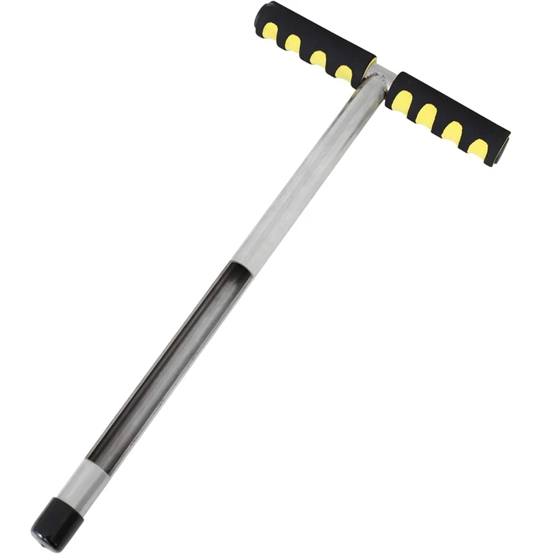 20 Inch Soil Sampler Probe, Stainless Steel T-Style Handle Soil Test Kits Satisfying the Sampling Depth
20 Inch Soil Sampler Probe, Stainless Steel T-Style Handle Soil Test Kits Satisfying the Sampling Depth