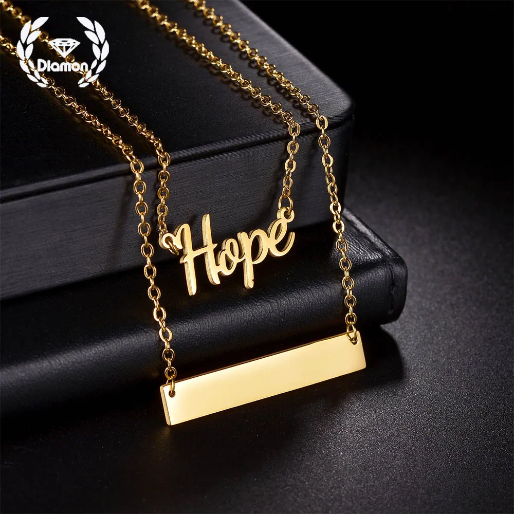 Ожерелье Diamon из нержавеющей стали под заказ, двухслойный прямоугольный чокер с именем под заказ, цепочка-Подвеска для женщин, Подарочная бижутерия
Ожерелье Diamon из нержавеющей стали под заказ, двухслойный прямоугольный чокер с именем под заказ, цепочка-Подвеска для женщин, Подарочная бижутерия