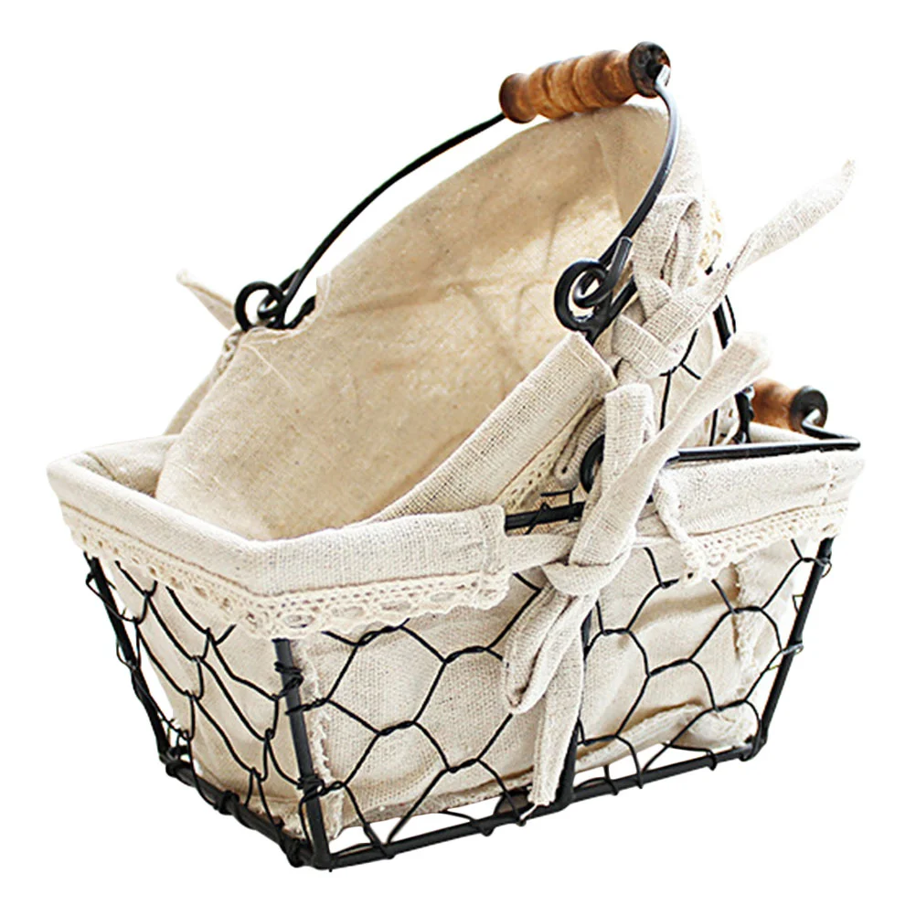 2Pcs Hand-held Iron Organizer Sundry Container Storage Basket (Random Style)
2Pcs Hand-held Iron Organizer Sundry Container Storage Basket (Random Style)