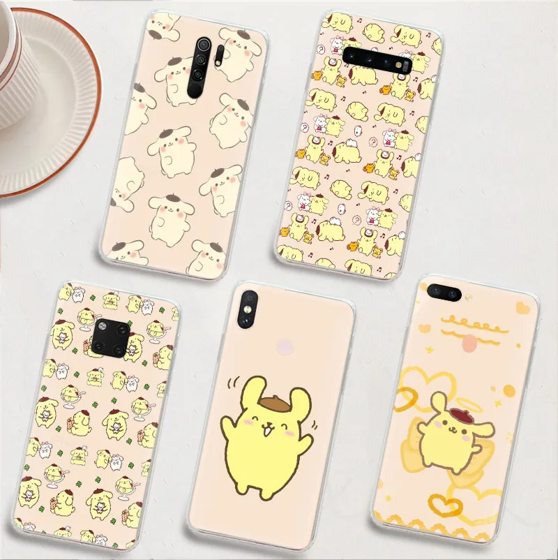 

LK15 Pom pom Purin Hollowed-Out Case for Tecno POP 5 LTE 4 Pova 3 Neo 2 Camon 18 Premier 18T 18P 19 16 18I 17 17P Pro