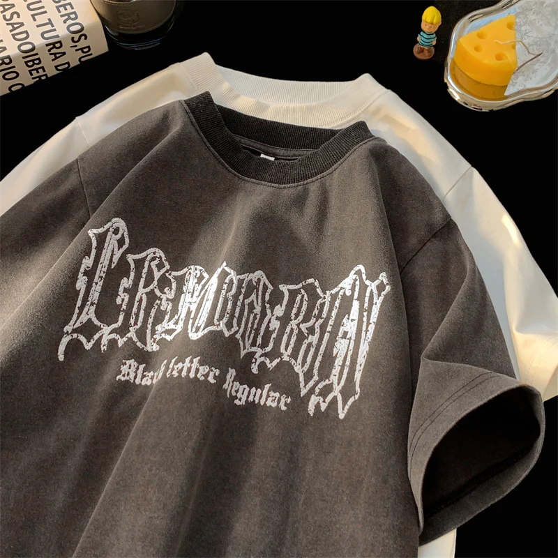 American Vintage T-shirt Washed To Do Old Alphabet Print Cotton Breathable Summer Short Sleeve T Shirt Men Women Top Tee
American Vintage T-shirt Washed To Do Old Alphabet Print Cotton Breathable Summer Short Sleeve T Shirt Men Women Top Tee