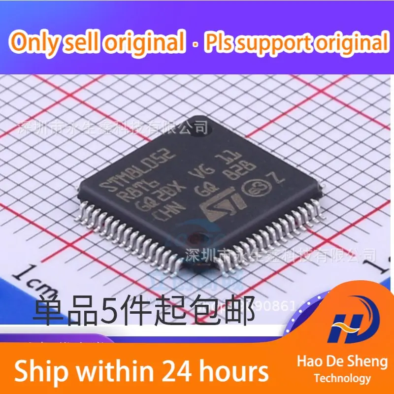 10 шт./партия STM8L052R8T6 LQFP64 новая Оригинальная фотография
10 шт./партия STM8L052R8T6 LQFP64 новая Оригинальная фотография