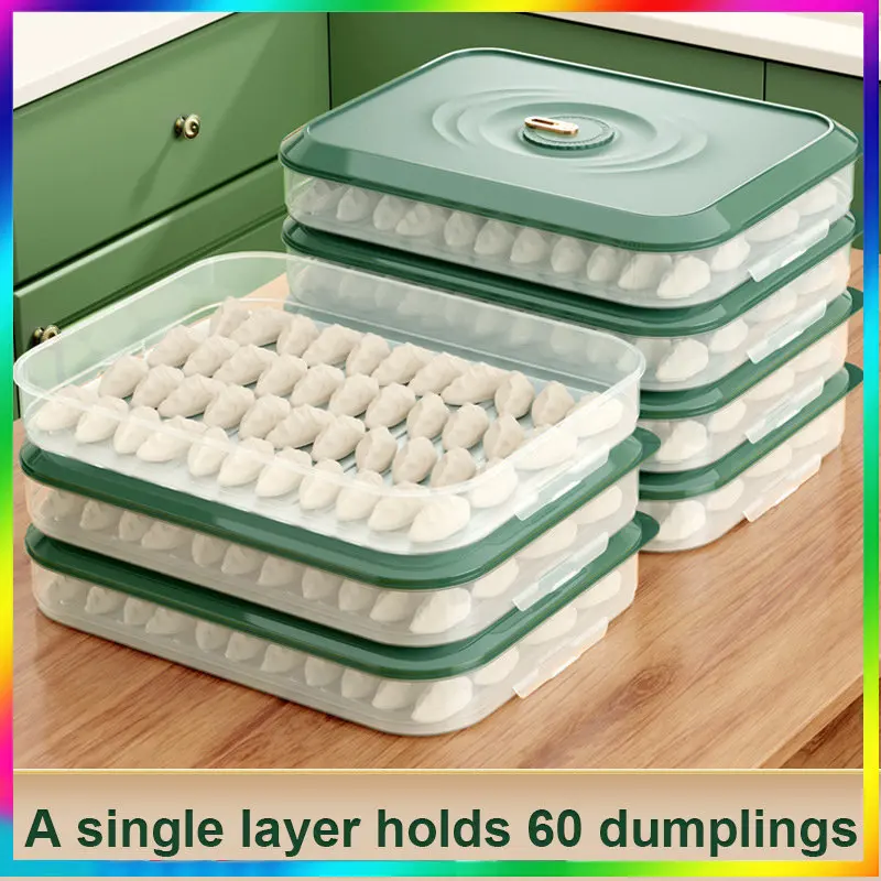 Refrigerator Organizer Dumpling Storage Box Food Storage Containers with Lids Fresh-keeping Box Kitchen Organizer
Refrigerator Organizer Dumpling Storage Box Food Storage Containers with Lids Fresh-keeping Box Kitchen Organizer