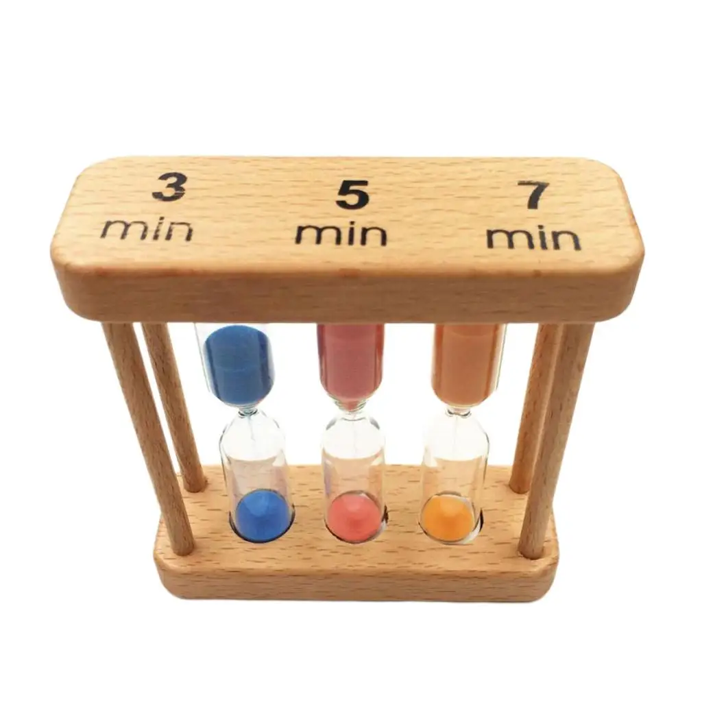 1 Set Wooden 3/5/7Mins Hourglass Timers Sand Timer Clock for Kids Toothbrush Playing Games Classroom Kitchen Supplies
1 Set Wooden 3/5/7Mins Hourglass Timers Sand Timer Clock for Kids Toothbrush Playing Games Classroom Kitchen Supplies