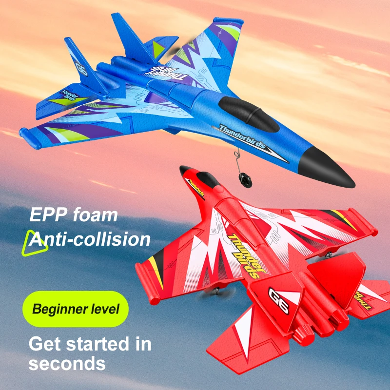 G6 RC Airplane 2.4GHz Foam Fixed Wing with Lights Radio Remote Control Plane Outdoor Fighter Glider Model Kit Toys for Boys
G6 RC Airplane 2.4GHz Foam Fixed Wing with Lights Radio Remote Control Plane Outdoor Fighter Glider Model Kit Toys for Boys