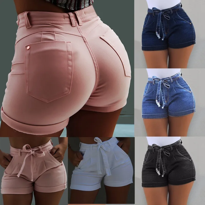feminino Pockets Skinny Women Belted High Waist Washed Jeans Shorts Female Pockets Wash Denim high waist shorts ladies
feminino Pockets Skinny Women Belted High Waist Washed Jeans Shorts Female Pockets Wash Denim high waist shorts ladies