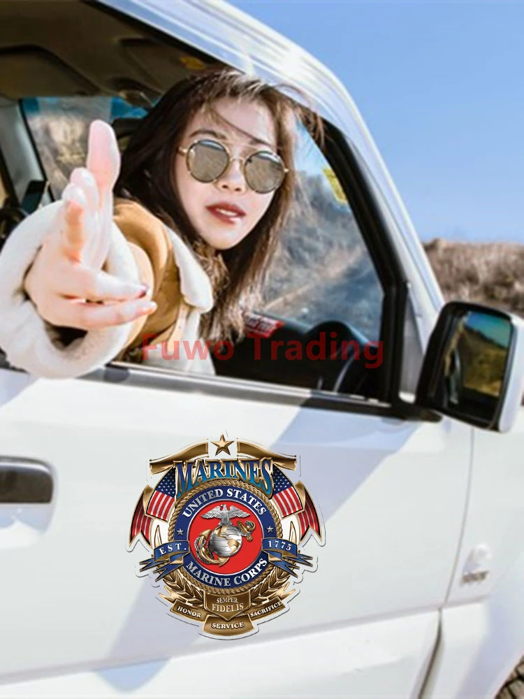 Fuwo Trading Car Stickers Collectible Marine Corps Decals Share Our Vinyl USMC Badge of Honor Stickers PVC Fine Best Selling
Fuwo Trading Car Stickers Collectible Marine Corps Decals Share Our Vinyl USMC Badge of Honor Stickers PVC Fine Best Selling