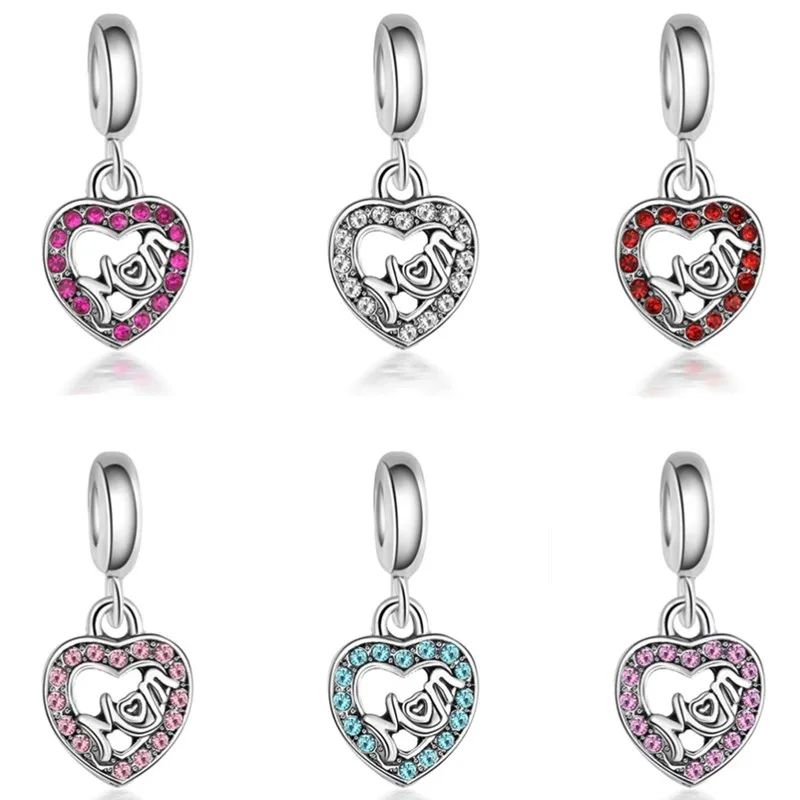 1Pcs New Pretty Heart MOM Pendant DIY Bracelet Necklace Accessory Women Jewelry Making Gifts
1Pcs New Pretty Heart MOM Pendant DIY Bracelet Necklace Accessory Women Jewelry Making Gifts