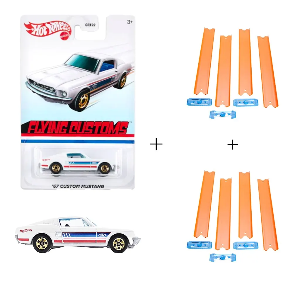 Hot Wheels Track Builder 240 см оранжевый комплект для подиума и 67 Custom Mustang Grt22
Hot Wheels Track Builder 240 см оранжевый комплект для подиума и 67 Custom Mustang Grt22