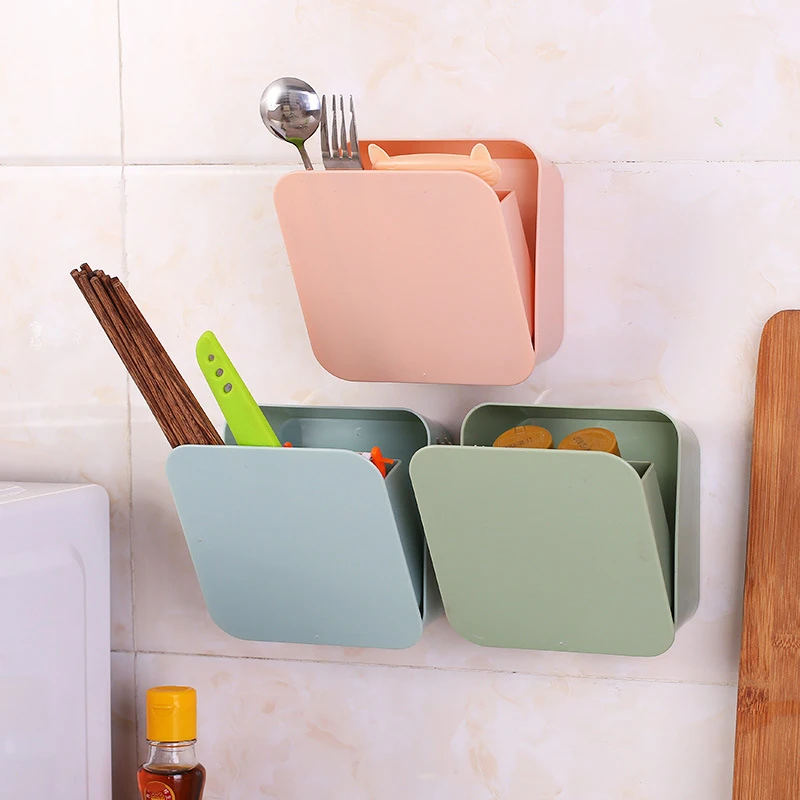 Plastic Wall-mounted Paste Sealed Storage Box Square Finishing Cosmetic Tableware Toothbrush Box Sundries Organizer 
Plastic Wall-mounted Paste Sealed Storage Box Square Finishing Cosmetic Tableware Toothbrush Box Sundries Organizer