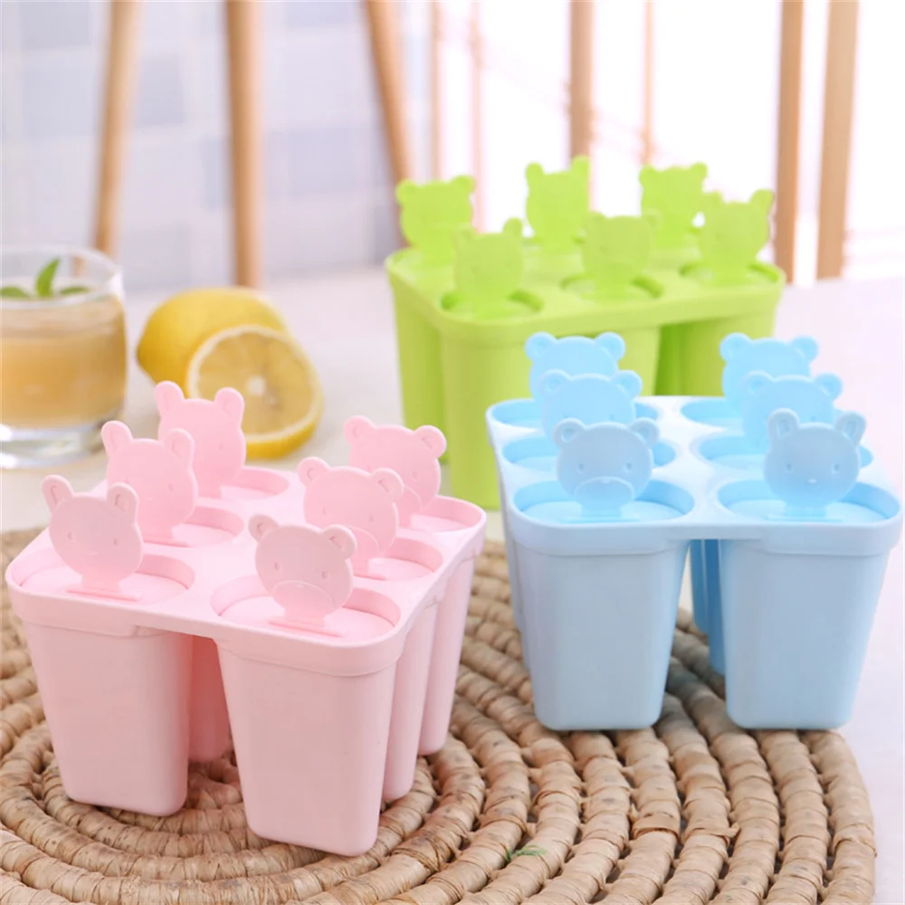 Cartoon Ice Tray With Lid Homemade Model Diy Bear Head Ice Mould Kitchen Accessories Ice Hockey Ice Cream Mold 6 Groups New
Cartoon Ice Tray With Lid Homemade Model Diy Bear Head Ice Mould Kitchen Accessories Ice Hockey Ice Cream Mold 6 Groups New