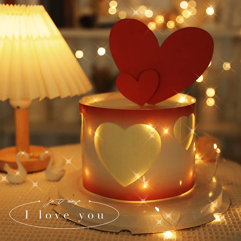 Valentine's Day Cake Topper Decoration Romantic Confession Hollow Love Birthday Wedding Surrounding Cupcake Dessert Insert Card
Valentine's Day Cake Topper Decoration Romantic Confession Hollow Love Birthday Wedding Surrounding Cupcake Dessert Insert Card