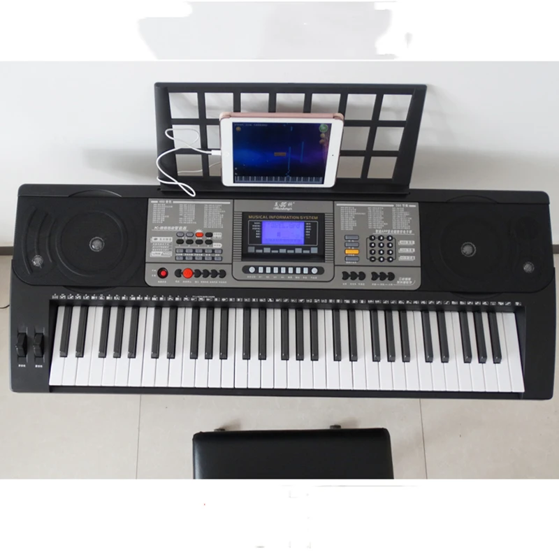 Childrens Piano 61 Keys Professional Digital Real Piano Adults Midi Keyboard Controller Teclado Musicales Music Synthesizer
Childrens Piano 61 Keys Professional Digital Real Piano Adults Midi Keyboard Controller Teclado Musicales Music Synthesizer