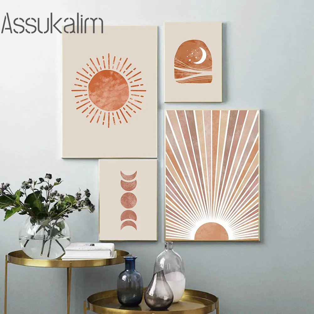 Abstract Landscape Art Prints Terracotta Wall Posters Boho Canvas Poster Beige Wall Art Retro Sun Mountain Bedroom Home Decor
Abstract Landscape Art Prints Terracotta Wall Posters Boho Canvas Poster Beige Wall Art Retro Sun Mountain Bedroom Home Decor
