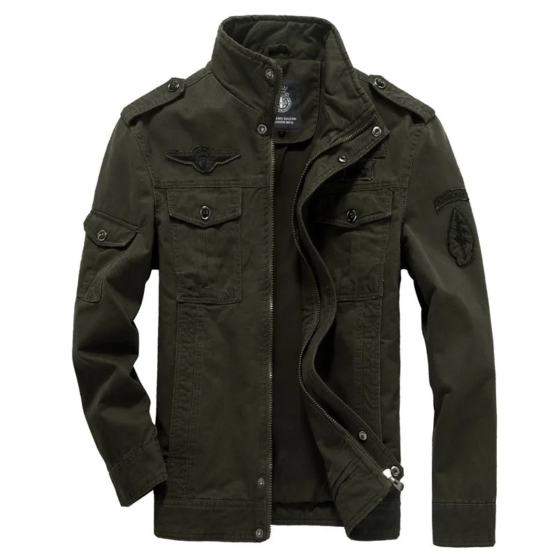 

Cotton Military Jacket Men 2022 Autumn Soldier MA-1 Style Army Jackets Male Brand Slothing Mens Bomber Jackets Plus Size M-6XL