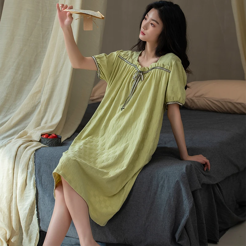 Women Soft Princess Nightgowns Loose Comfy Lightweight Short Sleeves Sleepwear Summer Sleepdress Girls Pajamas
Women Soft Princess Nightgowns Loose Comfy Lightweight Short Sleeves Sleepwear Summer Sleepdress Girls Pajamas