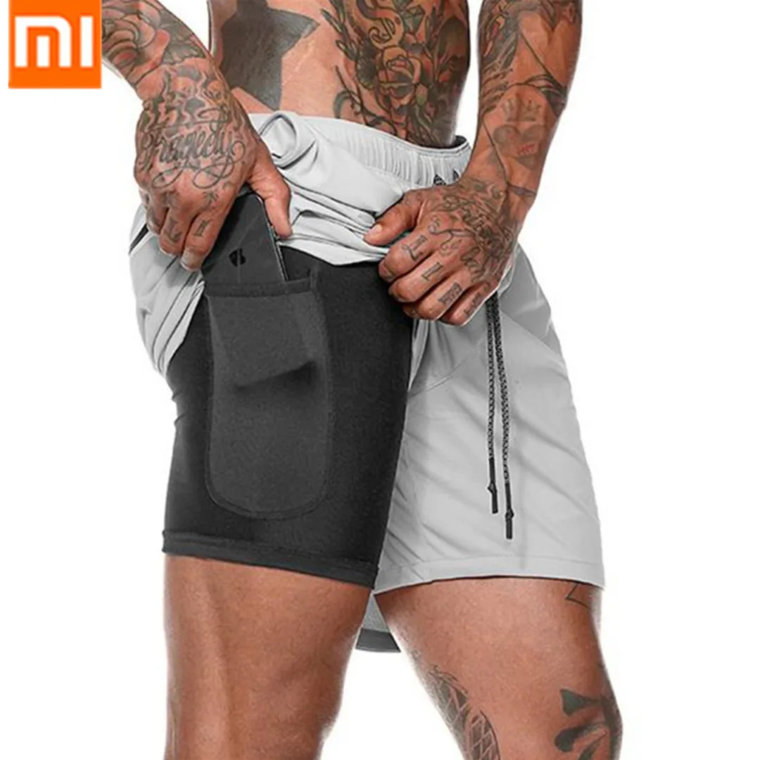 New Xiaomi Men's Double Layer Sports Shorts High Elasticity Comfortable Breathable Casual Beach Pants Deportivos Para Hombre Mi
New Xiaomi Men's Double Layer Sports Shorts High Elasticity Comfortable Breathable Casual Beach Pants Deportivos Para Hombre Mi