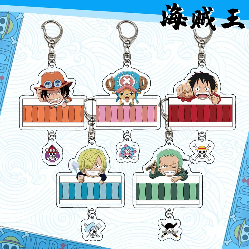 Bandai One Piece Anime Key Chain Pendant Acrylic Animation Surrounding Double Cartoon Lufei Joba Keychain Pendant Keyring
Bandai One Piece Anime Key Chain Pendant Acrylic Animation Surrounding Double Cartoon Lufei Joba Keychain Pendant Keyring