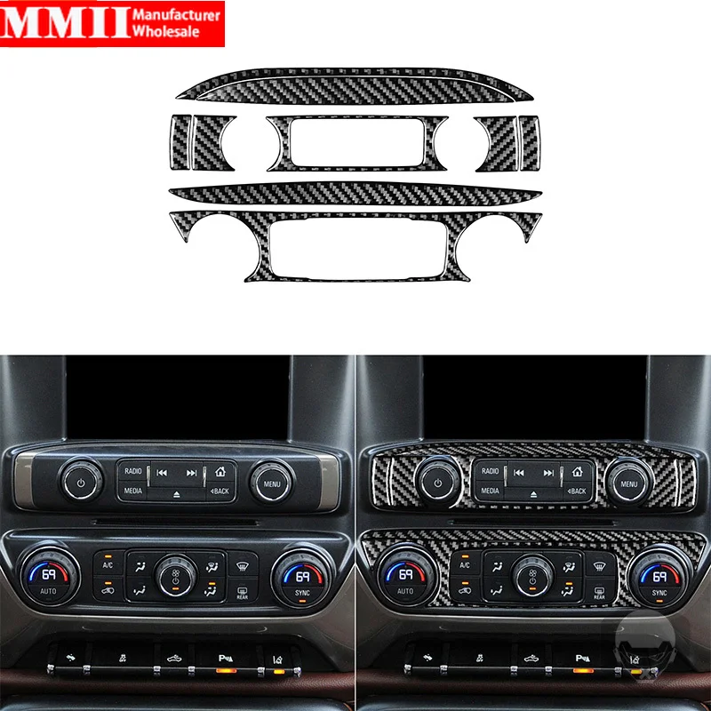 Наклейки из углеродного волокна для Chevrolet Silverado GMC Sierra 1500 2014-2018, аксессуары для автомобиля
Наклейки из углеродного волокна для Chevrolet Silverado GMC Sierra 1500 2014-2018, аксессуары для автомобиля