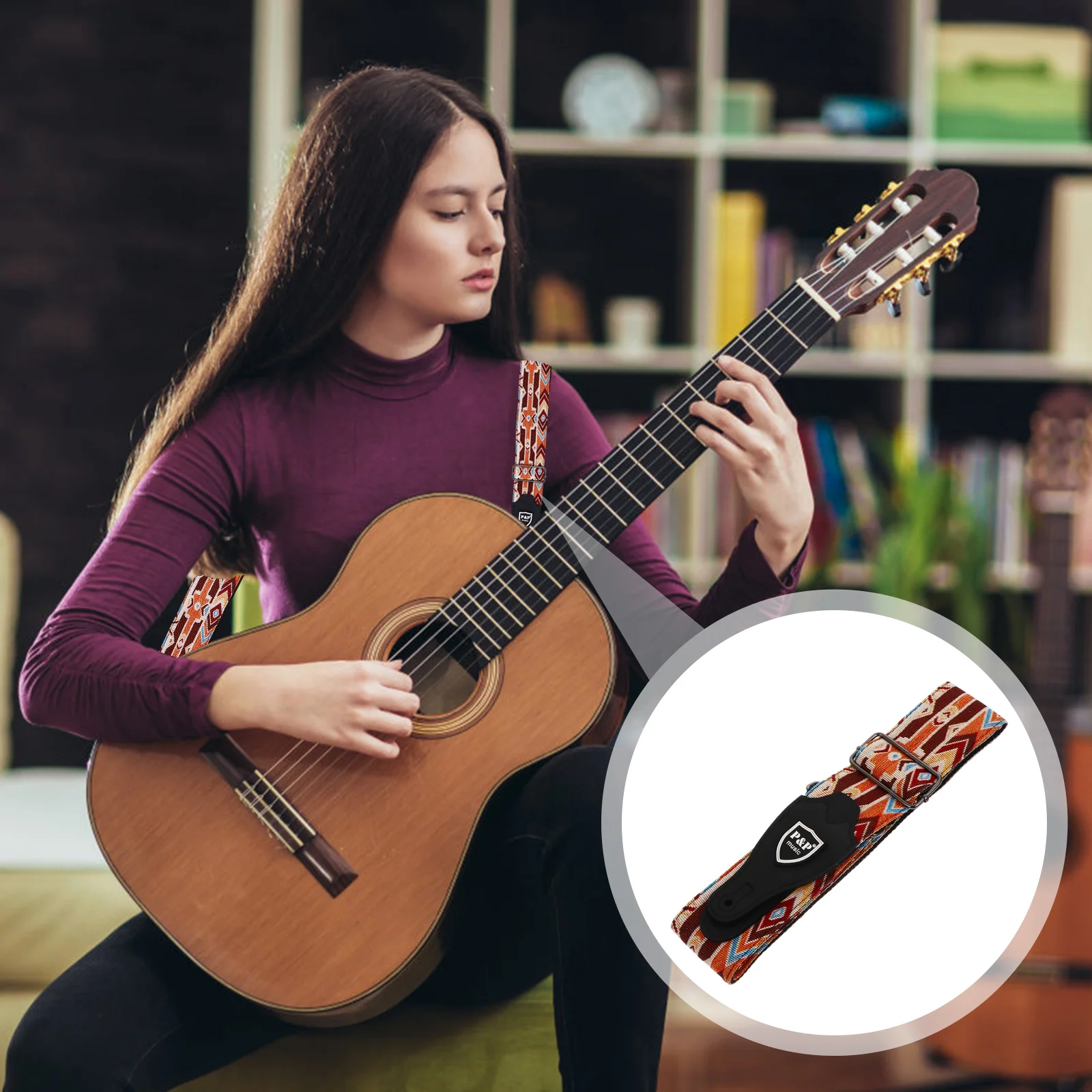 Strap Guitar Belt Ukulele Shoulder Woven Hawaiian Bohemian Embroidery Buckles Vintage Aztec Colors Electric Straps Women Bass
Strap Guitar Belt Ukulele Shoulder Woven Hawaiian Bohemian Embroidery Buckles Vintage Aztec Colors Electric Straps Women Bass