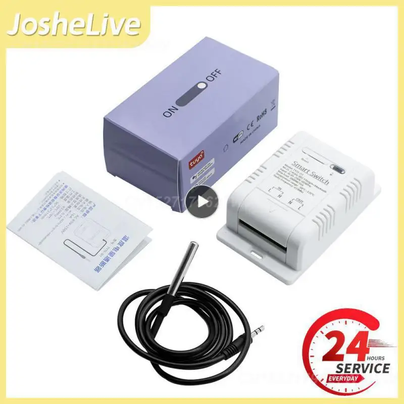 Rf433 Intelligent Thermostat Wifi Waterproof Temperature Switch Works With Alexa Google Home 16a Real-time Monitor Voice Control
Rf433 Intelligent Thermostat Wifi Waterproof Temperature Switch Works With Alexa Google Home 16a Real-time Monitor Voice Control