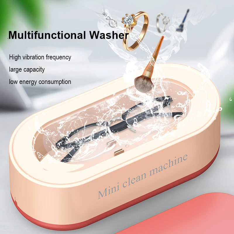Ultrasonic Mini Smart Cleaning Machine Portable Jewelry Necklace Glasses Watch Wash Cleaner Razor Brush Dental Set Washing Tools
Ultrasonic Mini Smart Cleaning Machine Portable Jewelry Necklace Glasses Watch Wash Cleaner Razor Brush Dental Set Washing Tools