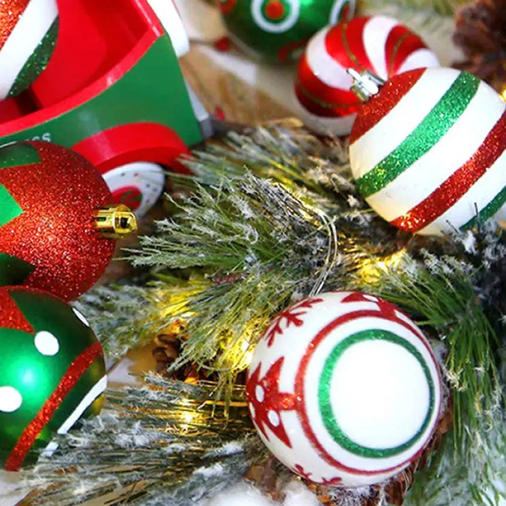 Festal Plastic Decorative Shiny Christmas Balls Set Holiday Supplies
Festal Plastic Decorative Shiny Christmas Balls Set Holiday Supplies