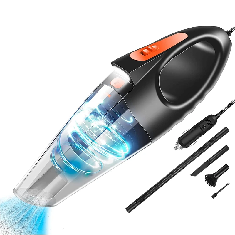 Car Vacuum Portable Vacuum Cleaner With 5800PA/150W/12V High Power Handheld Vacuum Cleaner For Car With LED Light
Car Vacuum Portable Vacuum Cleaner With 5800PA/150W/12V High Power Handheld Vacuum Cleaner For Car With LED Light