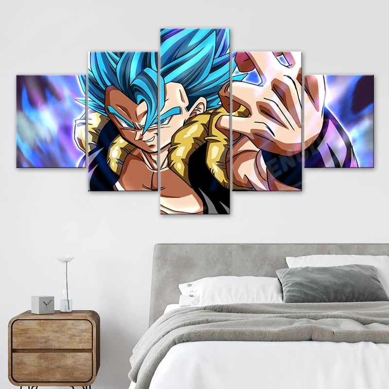 5 Pcs Blue Hair Super Saiyan Son Goku Poster Dragon Ball Canvas Paintings Classic Anime Picture Wall Art Home Decor Prints Frame
5 Pcs Blue Hair Super Saiyan Son Goku Poster Dragon Ball Canvas Paintings Classic Anime Picture Wall Art Home Decor Prints Frame