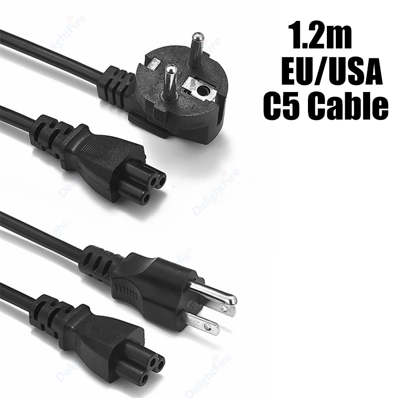 EU US Laptop IEC C5 Power Cable Cord AC Extension Cable Power Supply Cord For AC Adapters Laptop Lenovo Sony Samsung Notebook
EU US Laptop IEC C5 Power Cable Cord AC Extension Cable Power Supply Cord For AC Adapters Laptop Lenovo Sony Samsung Notebook