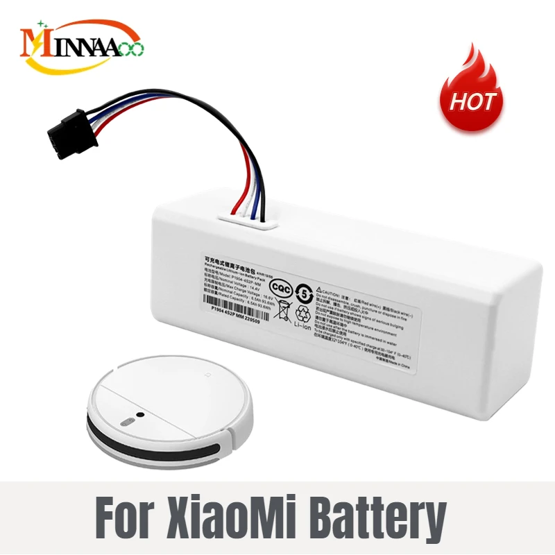 Original for Xiaomi Robot Battery 1C P1904-4S1P-MM Mijia Mi Vacuum Cleaner Sweeping Mopping Robot Replacement Battery G1
Original for Xiaomi Robot Battery 1C P1904-4S1P-MM Mijia Mi Vacuum Cleaner Sweeping Mopping Robot Replacement Battery G1