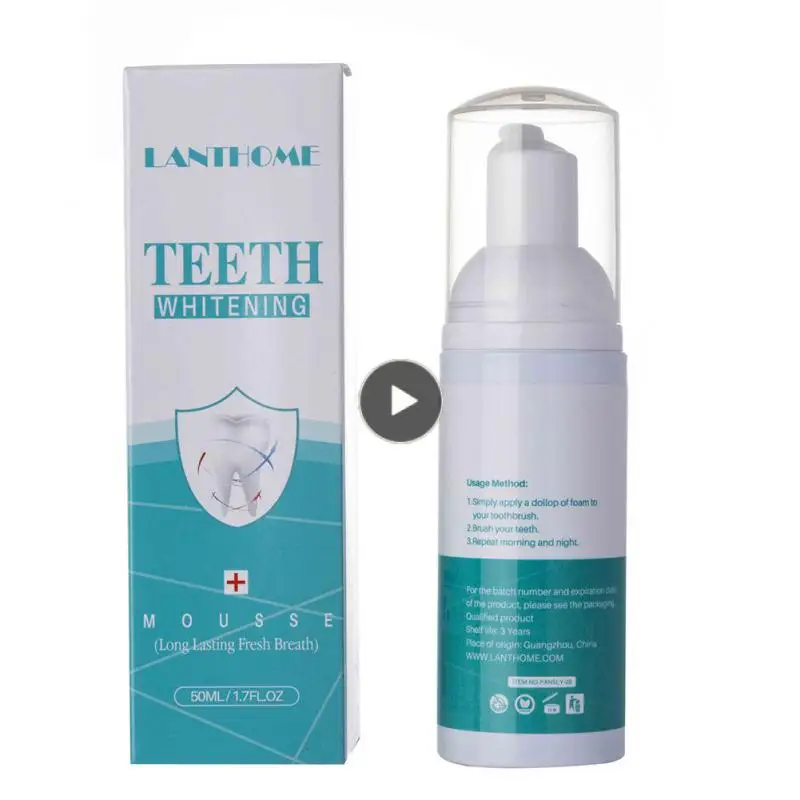 50ml Lian Biquan Teeth Cleansing Mousse Teeth Freshening Tooth Whitening Products Oral Hygiene Beauty & Health
50ml Lian Biquan Teeth Cleansing Mousse Teeth Freshening Tooth Whitening Products Oral Hygiene Beauty & Health