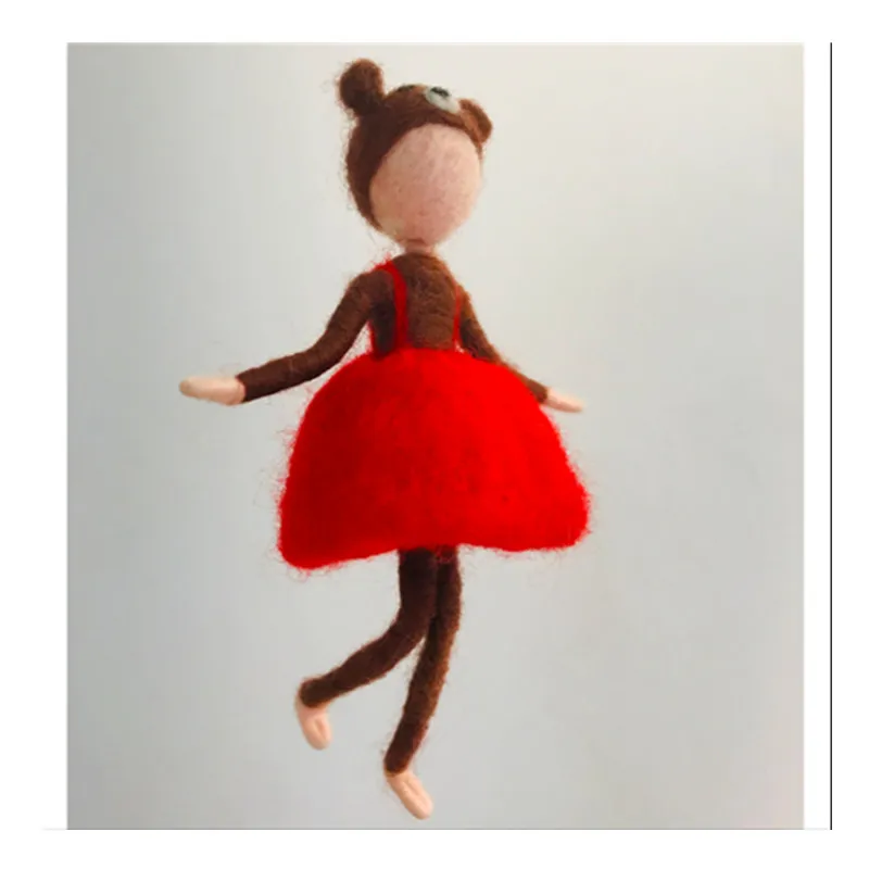 Bear elf handmade doll wool needlepoint kit wool felt needle felting decoration craft needlecraft DIY handmade
Bear elf handmade doll wool needlepoint kit wool felt needle felting decoration craft needlecraft DIY handmade