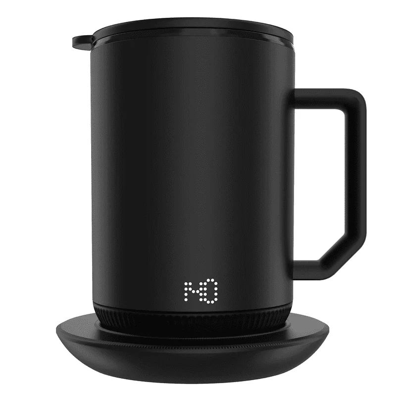 Charging Coaster, 12oz. Stainless Steel Self Heating Coffee Mug with Lid, 3.5" x 3.5" x 5"
Charging Coaster, 12oz. Stainless Steel Self Heating Coffee Mug with Lid, 3.5" x 3.5" x 5"