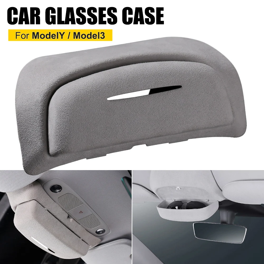 Sunglasses Holder for Car Sun Visor Eye Glasses Storage Case for Tesla Model Y Model 3 Protective Case Auto Interior Organizer
Sunglasses Holder for Car Sun Visor Eye Glasses Storage Case for Tesla Model Y Model 3 Protective Case Auto Interior Organizer