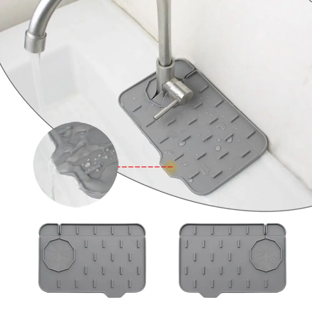 Drying Pads Water Splash Guard Faucet Wraparound Splash-proof Silicone Drain Pad Faucet Absorbent Mat Splash Catcher
Drying Pads Water Splash Guard Faucet Wraparound Splash-proof Silicone Drain Pad Faucet Absorbent Mat Splash Catcher