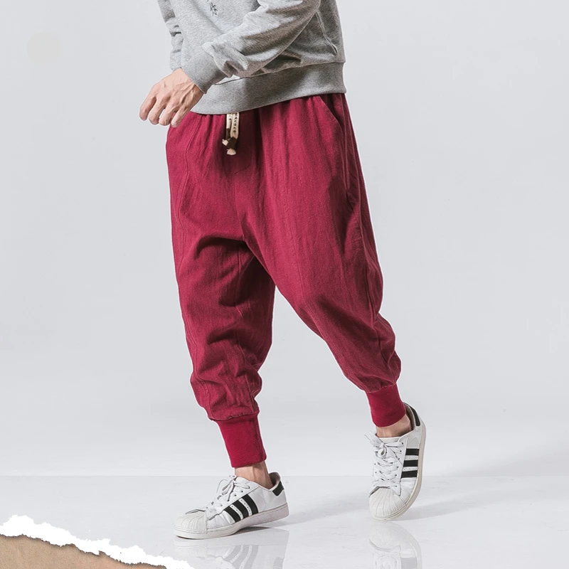 Новинка 2022, стильные мужские шаровары, уличная одежда, повседневные джоггеры, мужские брюки, хлопковые льняные тренировочные брюки, мужские... 
Новинка 2022, стильные мужские шаровары, уличная одежда, повседневные джоггеры, мужские брюки, хлопковые льняные тренировочные брюки, мужские...