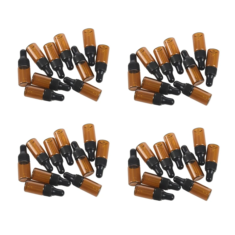 40Pcs 3Ml Empty Brown Glass Dropper Bottles With Pipette For Essential Oil
40Pcs 3Ml Empty Brown Glass Dropper Bottles With Pipette For Essential Oil
